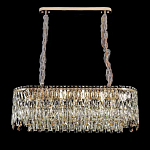 Люстра овальная с хрустальными подвесками Roul Crystal Light варинант исполнения - 1 | Loft Concept в Казани
