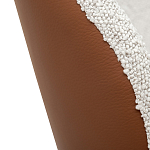 Стул мягкий с обивкой из рогожки и экокожи Contrasting Performance варинант исполнения - 3 | Loft Concept в Казани