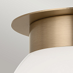 Потолочный светильник с белым матовым шарообразным плафоном Kichler варинант исполнения - 2 | Loft Concept в Казани