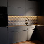 Гипсовая 3D панель с принтографией PM-104 варинант исполнения - 2 | Loft Concept в Казани