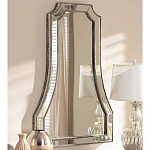 Зеркало в серебристой фигурной раме Silver Reflection варинант исполнения - 5 | Loft Concept в Казани