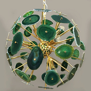 Люстра Agate Burst Chandelier Green