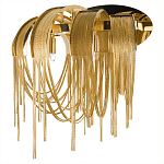 Бра с металиическими цепочками и дугообразными элементами Atlantis Chain варинант исполнения - 9 | Loft Concept в Казани