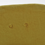 Кресло велюровое горчичного цвета Diaspro Mustard Armchair варинант исполнения - 5 | Loft Concept в Казани