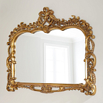 Зеркало настенное в ажурной раме в стиле барокко Ornate Ornaments варинант исполнения - 2 | Loft Concept в Казани