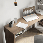 Письменный стол прямоугольный с полочкой под столешницей EcoComb варинант исполнения - 3 | Loft Concept в Казани