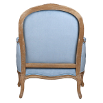 Кресло Ava Classical Armchair light blue velour варинант исполнения - 3 | Loft Concept в Казани