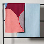 Плед из хлопка с абстрактным принтом Elysian Flow Ember варинант исполнения - 6 | Loft Concept в Казани