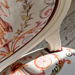 Стул из массива бука бежевый с растительным орнаментом Raffael Angel Beige Chair варинант исполнения - 3 | Loft Concept в Казани