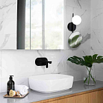 Бра с матовым плафоном в форме шара и зеркальной плоской панелью Lunar Echo  варинант исполнения - 2 | Loft Concept в Казани