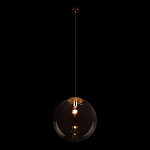 Подвесной светильник со стеклянным прозрачным плафоном в форме шара и золотыми металлическим акцентами 30 ClassiCon варинант исполнения - 3 | Loft Concept в Казани