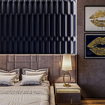 Гипсовая 3D Панель CRYSTAL SYMPHONY B варинант исполнения - 1 | Loft Concept в Казани