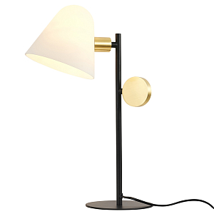 Настольная лампа с белым матовым плафоном Wind Bells