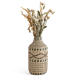 Ваза декоративная из натурального плетеного бамбука Bamboo Decor 35 варинант исполнения - 1 | Loft Concept в Казани