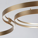 Люстра подвесная светодиодная в виде волнообразной ленты Ribbon Vortex варинант исполнения - 18 | Loft Concept в Казани