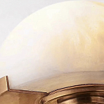 Бра с 2-мя мраморными плафонами на латунном корпусе Light Warm Light варинант исполнения - 2 | Loft Concept в Казани