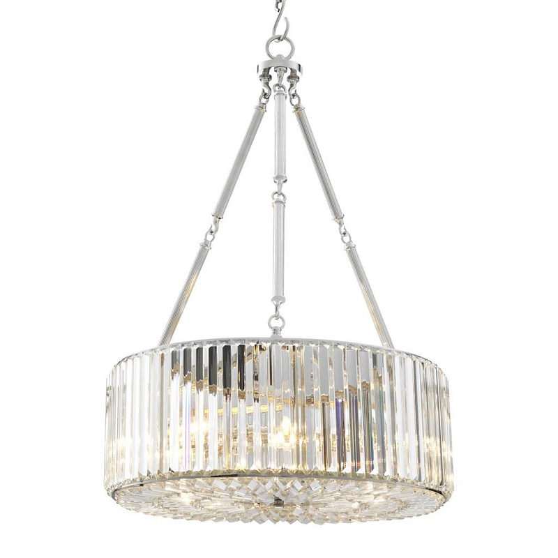 Люстра Chandelier Infinity Nickel Никель Прозрачный (Transparent) в Казани | Loft Concept 