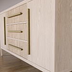 Буфет Primo с тремя ящиками и двумя фасадами Светлый дуб варинант исполнения - 7 | Loft Concept в Казани