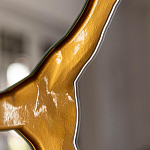 Зеркало кругле с декоративной золотой вставкой Golden Tree варинант исполнения - 2 | Loft Concept в Казани