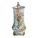 Ваза с птичкой из фарфора с бронзовыми элементами Garden of Eden варинант исполнения - 3 | Loft Concept в Казани