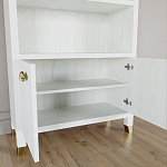 Книжный Стеллаж Elsa Dreams White с задней стенкой варинант исполнения - 3 | Loft Concept в Казани