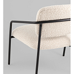 Кресло лаунж Rooney букле белый варинант исполнения - 3 | Loft Concept в Казани