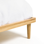 Кровать из массива дуба с пружинным блоком Mateta варинант исполнения - 7 | Loft Concept в Казани