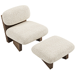 Кресло с оттоманкой Hawaii варинант исполнения - 2 | Loft Concept в Казани