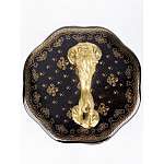 Шкатулка черного цвета с крышкой с фигуркой льва Eden Garden варинант исполнения - 5 | Loft Concept в Казани