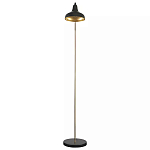 Торшер с плафоном в форме купола в сочетании черного и золотистого цвета Minimalist Execution варинант исполнения - 3 | Loft Concept в Казани