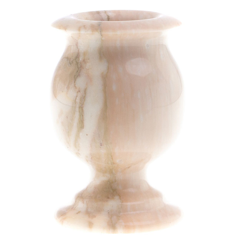 Ваза для цветов из натурального мрамора  Marble Vase Бежевый в Казани | Loft Concept 