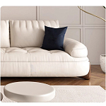 Диван кожаный с каркасом из массива дерева Furniture Medieval варинант исполнения - 4 | Loft Concept в Казани