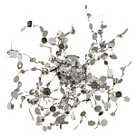 Бра с металлическими круглыми элементами Terzani Argent варинант исполнения - 2 | Loft Concept в Казани