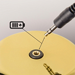 Настольная лампа фигурная золотого цвета с гладким абажуром Высота 16 см Sophia варинант исполнения - 8 | Loft Concept в Казани