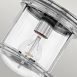 Потолочный светильник для ванных комнат с цилиндрическим стеклянным плафоном и одной лампой Hinkley варинант исполнения - 16 | Loft Concept в Казани