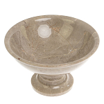 Конфетница из бежевого мрамора Stone Candy Bowl варинант исполнения - 2 | Loft Concept в Казани