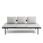 Диван-шезлонг черный Annet варинант исполнения - 1 | Loft Concept в Казани