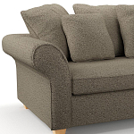 Мебельная ткань Шенилл коричневый цвет 138 см T4-28 варинант исполнения - 4 | Loft Concept в Казани