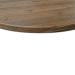 Стол журнальный c коричневой круглой столешницей на трех металлических ножках Charm Coffee Table варинант исполнения - 4 | Loft Concept в Казани