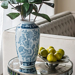 Ваза с синим цветочным орнаментом Blue & White Ornament  варинант исполнения - 4 | Loft Concept в Казани