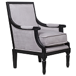Кресло Harry Armchair black and grey velour варинант исполнения - 1 | Loft Concept в Казани