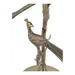 Столик с круглой стеклянной столешницей и корпусом в виде двух павлинов на ветке Table Two Peacocks варинант исполнения - 5 | Loft Concept в Казани