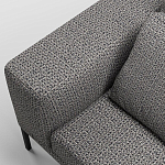 Мебельная ткань Шенилл серый цвет 142 см T4-46 варинант исполнения - 9 | Loft Concept в Казани