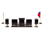 Настольный письменный набор из нефрита на ножках Executive Recruitment варинант исполнения - 5 | Loft Concept в Казани