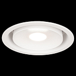 Встраиваемый спот светодиодный белого цвета круглой формы из металла Pure Circle  варинант исполнения - 1 | Loft Concept в Казани