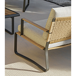 Дизайнерское уличное кресло на металлическом каркасе PHOENIX Armchair варинант исполнения - 6 | Loft Concept в Казани