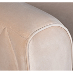 Кресло велюровое бежевое Cubic Silhouette варинант исполнения - 3 | Loft Concept в Казани