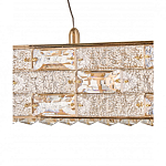 Люстра волнистой формы с текстурной огранкой Reflection of Reality варинант исполнения - 4 | Loft Concept в Казани