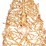 Подвесной светильник золотой в виде кораллов Coral Decor варинант исполнения - 1 | Loft Concept в Казани