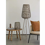 Торшер с плетеным металлическим плафоном Wicker Iron Lamp варинант исполнения - 2 | Loft Concept в Казани